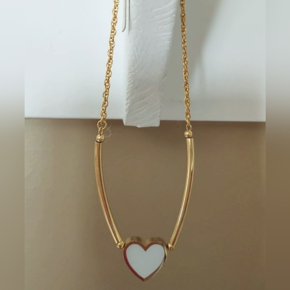 Heart Fashion Necklace Made in Italy - Picture 5 of 12